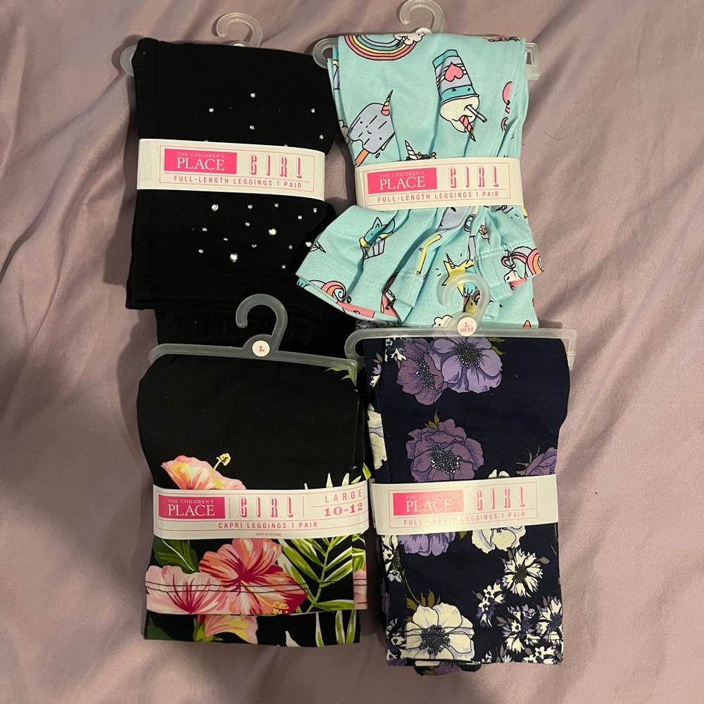 1 Brand New Capri Legging and 3 Full Length Leggings